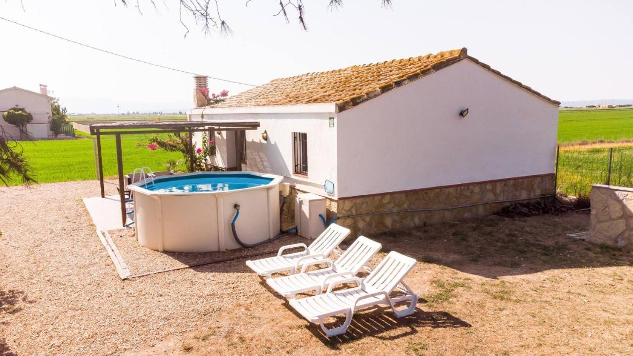 Quet - Casa Rural Con Piscina Privada En El Delta Del Ebro - Deltavacaciones デルテブレ エクステリア 写真